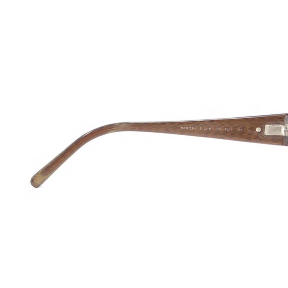 Prada VPR 03H 7BP-1O1 Brown Rectangle Eyeglasses Frames 51-16 135 Italy Designer - Picture 10 of 12